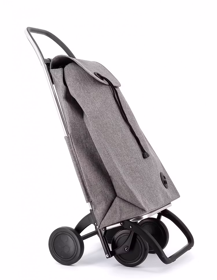 Dramaten vagn 4 hjul grå rolser