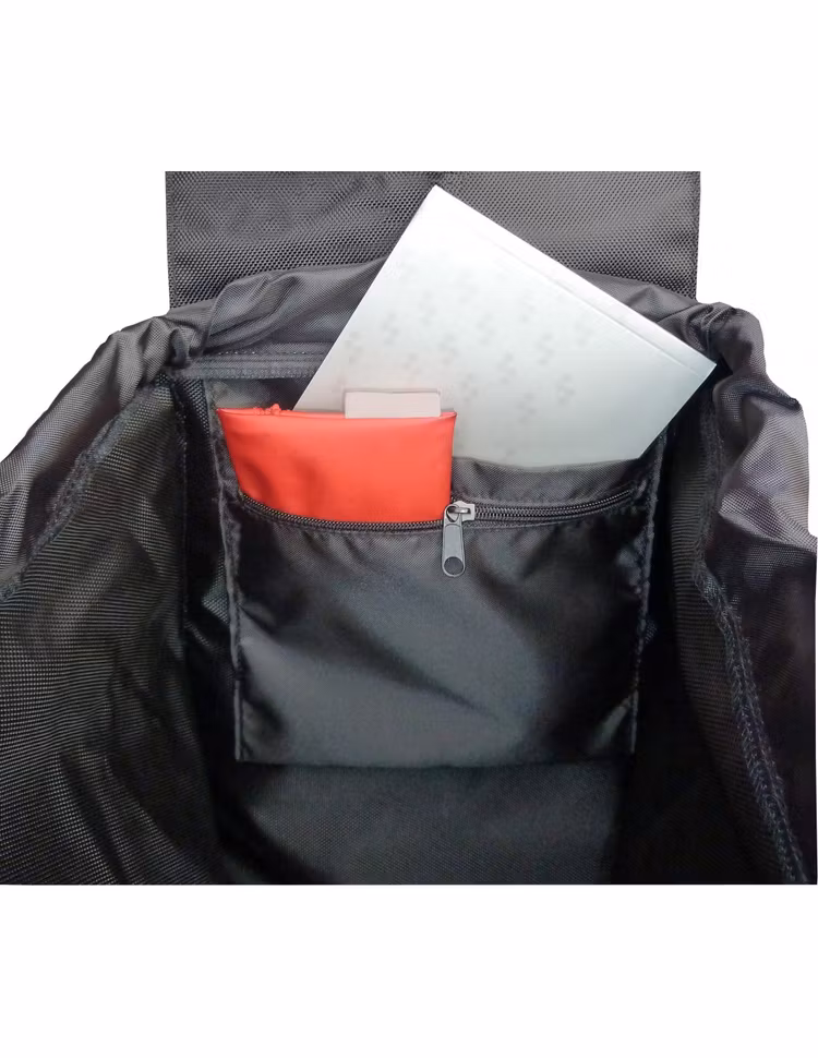 Dramatenvagn 4 hjul vikbar Rolser Tweed Imax Asul insida