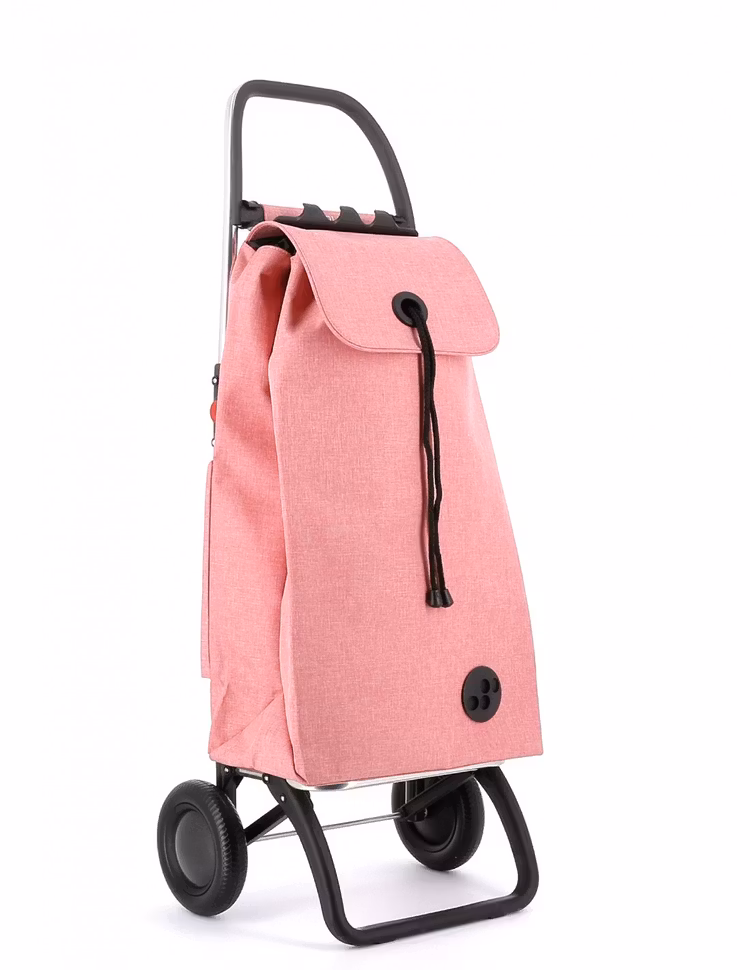 Shoppingvagn 2 hjul hopfällbar Rolser Rosa Tweed