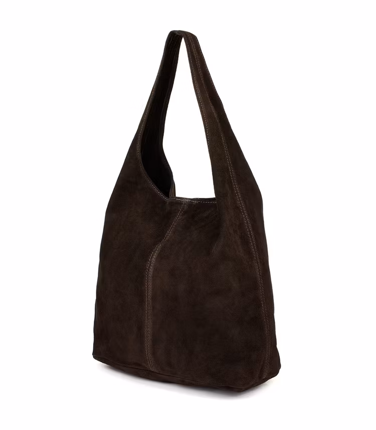 Axelväska Mocka Brun N88