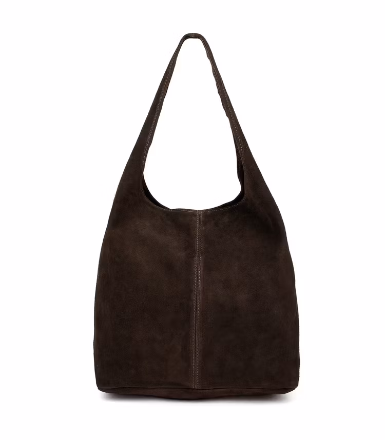 Axelväska Mocka Brun N88