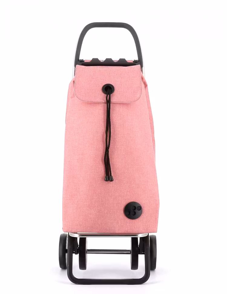 Dramaten väska 2 eller 4 hjul Rolser vikbar väska Tweed Imax Rosa