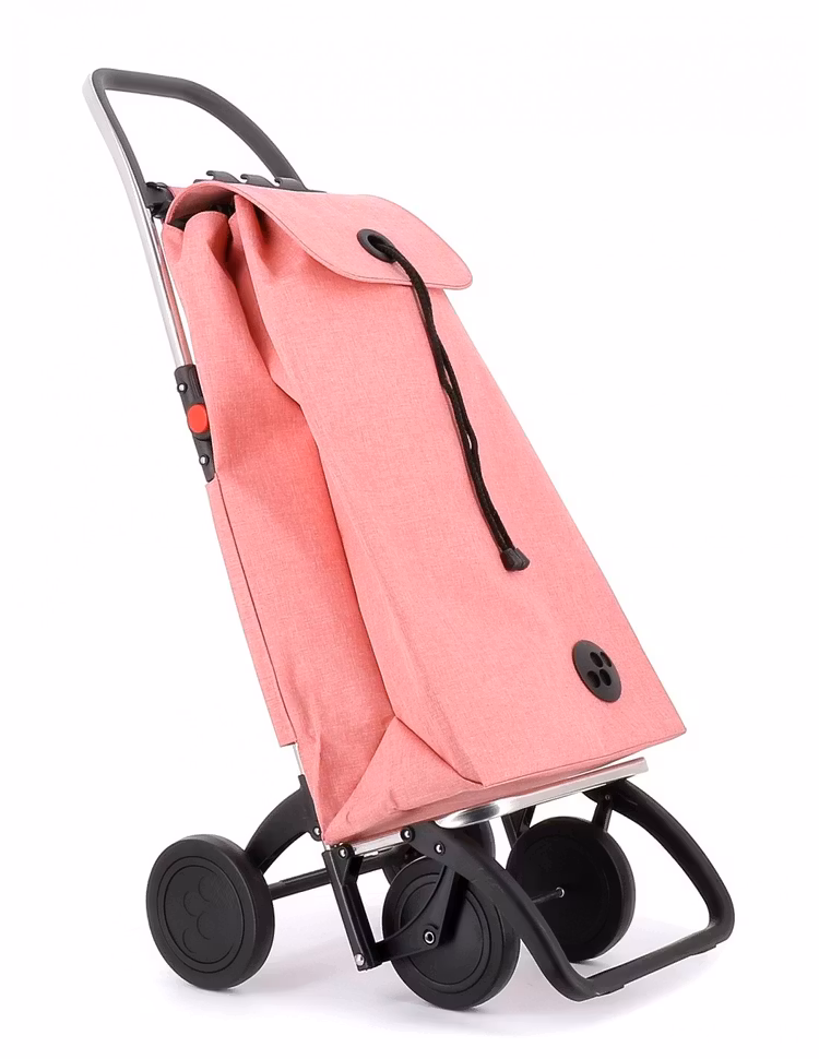 Dramaten väska 2 eller 4 hjul Rolser väska Tweed Imax Rosa