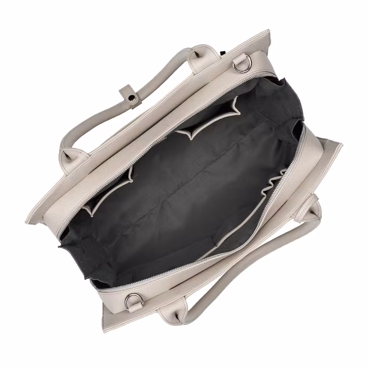 Businessbag - Axelremsväska Dam - Laptop bag från Socha insida Straight Line Vanilj SO-072