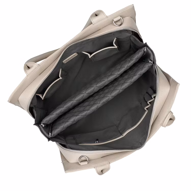 Axelremsväska Dam med axelrem Straight Line Vanilj 15.6 Socha Design SO-072 insida extra stor öppning