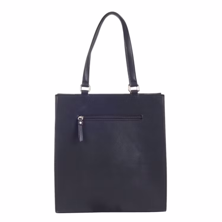 Flätad rotting väska Ulrika Design 35-6092-1 baksida svart