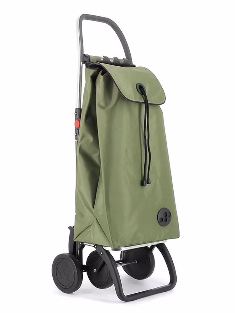 Dramaten väska Rolser 4 hjul hopfällbar Kakigrön