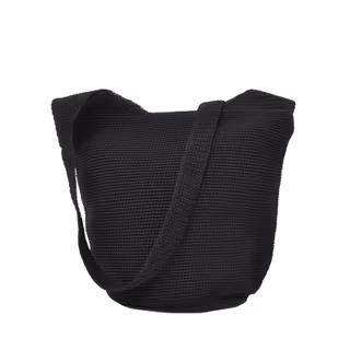 Axelväska black, virkad, Ceannis