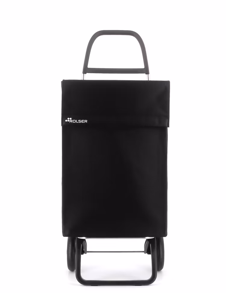 Dramaten väska på 2 hjul väska Jean svart i LN från Rolser framifrån