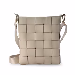 Axelväska Braided grå flätad från Ceannis