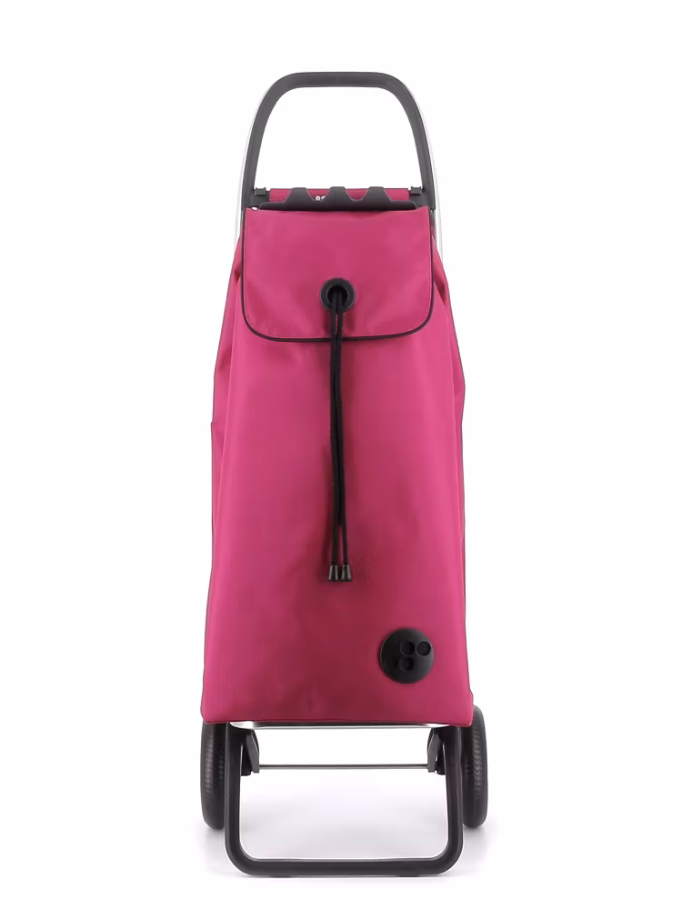 Shoppingvagn Rolser 2L (2hjul+vikbar) I-Max MF cerise framifrån