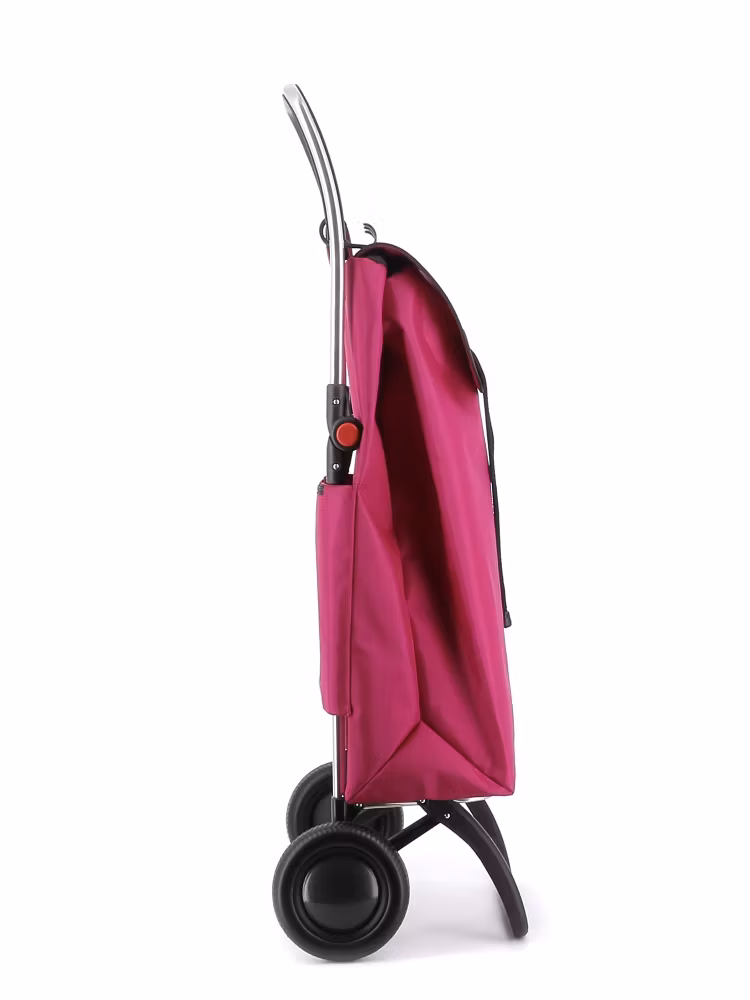 Shoppingvagn Rolser 2L (2hjul+vikbar) I-Max MF cerise sidan