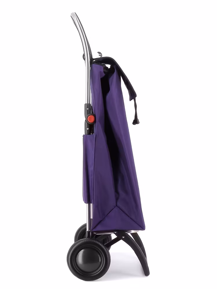 Shoppingvagn Rolser 2L (2 hjul+vikbar) I-Max MF lila sida