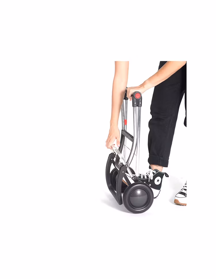 Shoppingvagn Rolser 2L (2 hjul+vikbar) I-Max MF röd