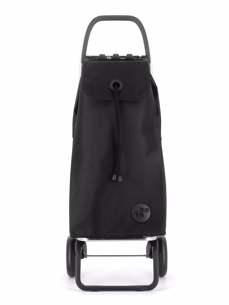 Shoppingvagn Rolser 2L (2 hjul+vikbar) I-Max MF svart framifrån
