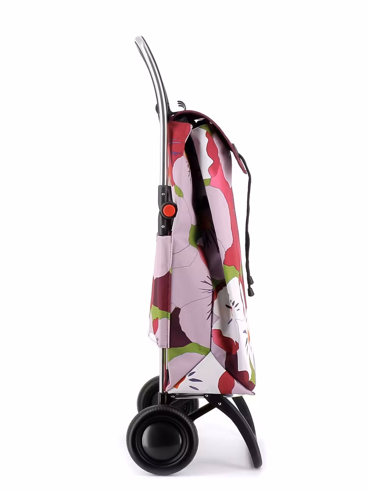 Shoppingvagn Rolser 2L (2 hjul+vikbar) I-Max Taku Rosa Blommig sida