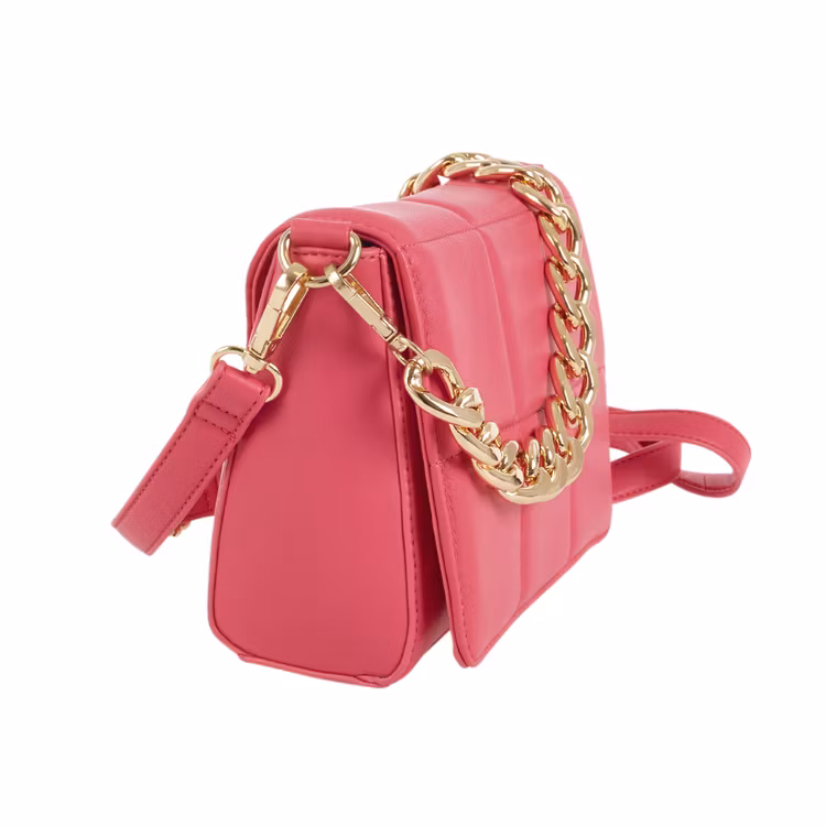 Axelväska mönstrat lock rosa cerise från Ulrika Design kollektion Fan 35-3251 sida