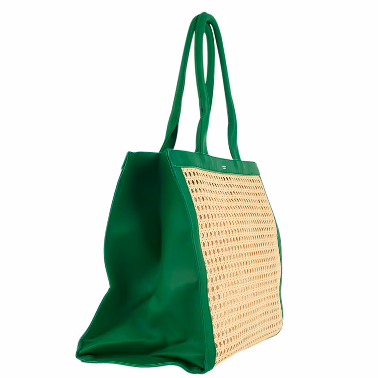 Väska Rotting Grön från Ulrika Design kollektion Rotting 35 6073 sida