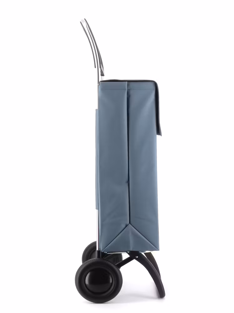 Dramaten vagn stor fyrkantig påse havsblå sida