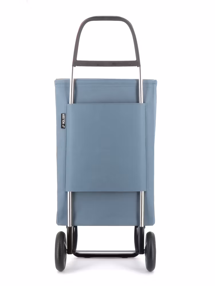 Dramaten vagn stor fyrkantig påse havsblå baksida