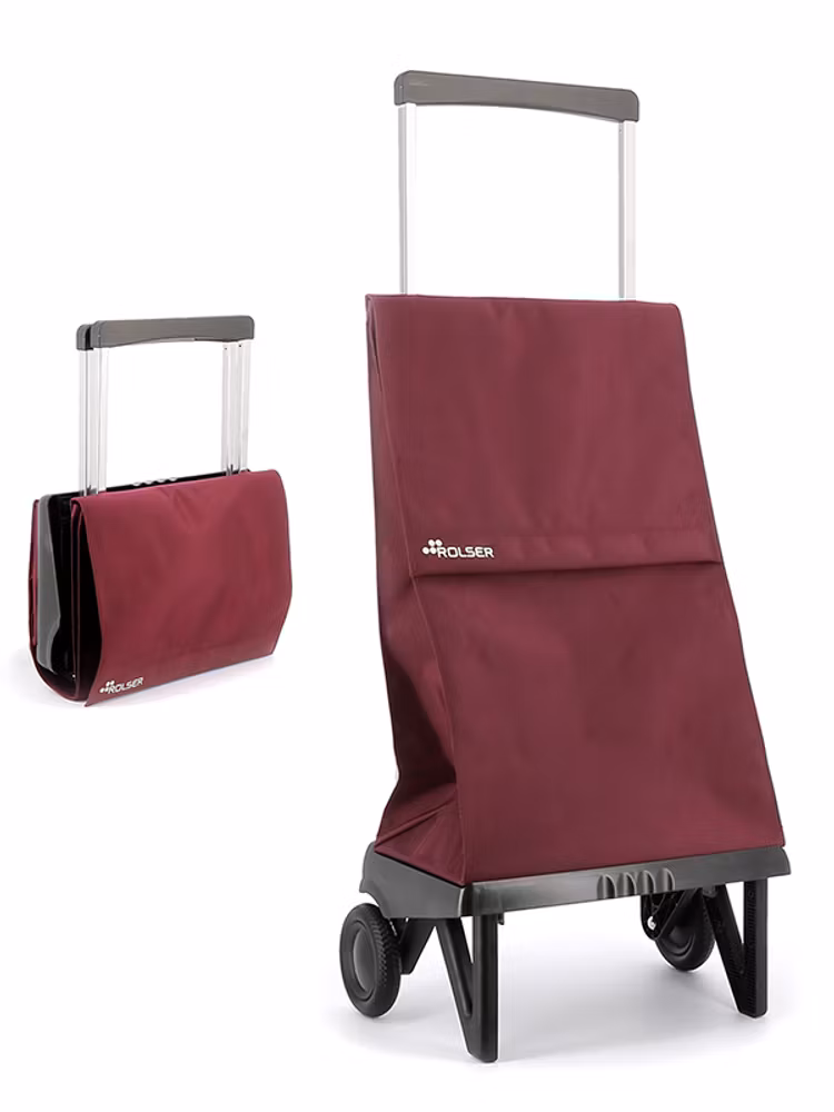 Shoppingvagn Rolser Plegamatic MF Vinröd