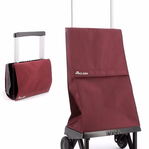 Shoppingvagn Rolser Plegamatic MF Vinröd