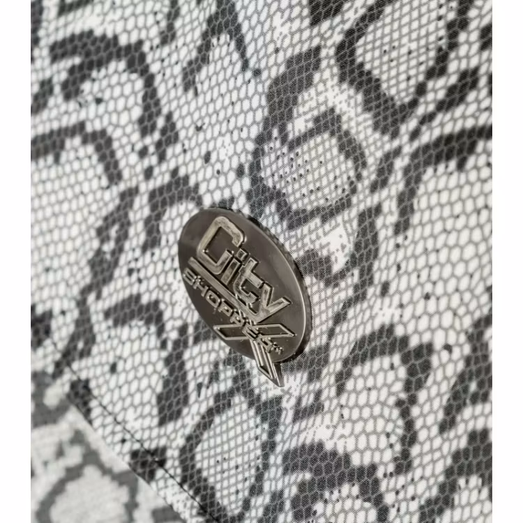 Shoppingvagn City X Shopper Ergo Snake detalj mönster