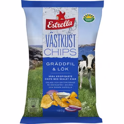 Estrella Västkustchips Gräddfi