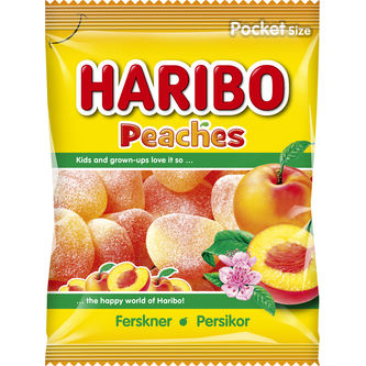 Haribo Persikor 80g