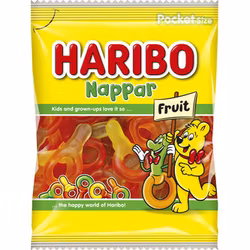 Haribo nappar frukt 80g