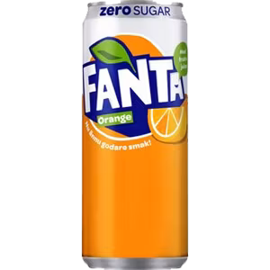 Fanta Zero Orange Sleek Can 33