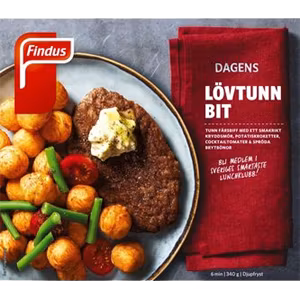 Findus lövtunn bit 340 g