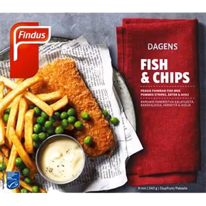 Findus Fish & Chips 340 Gr