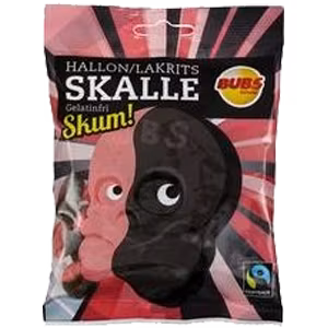 Bubs Hallon/Lakritsskalle Skum