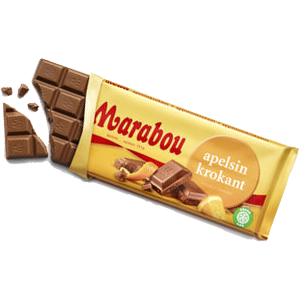 Marabou Apelsinkrokant 200 g