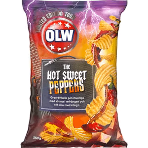 OLW Hot sweet peppers 250g