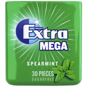 Extra Mega Spearmint burk