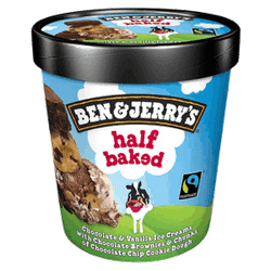 Ben & Jerry Half baked