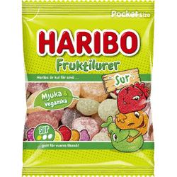 Haribo Fruktfilurer Sur 75g