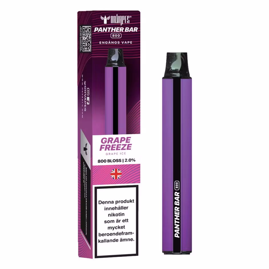 Panther bar grape ice 20mg pod