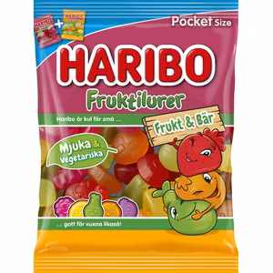 Haribo fruktilurer frukt & bär 80g