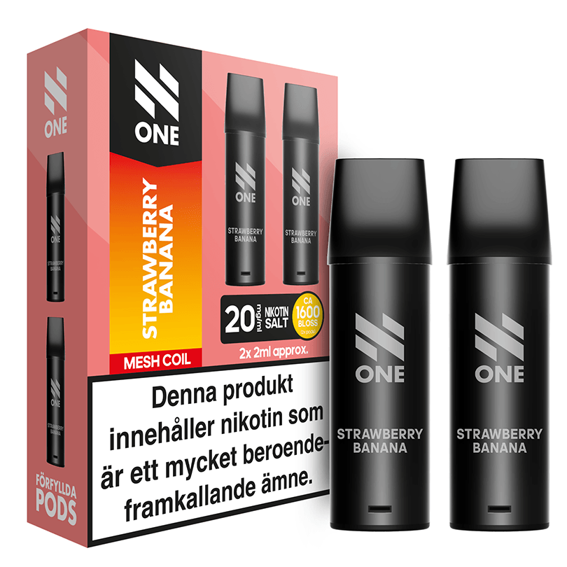 N one mesh pod strawberry banana 20mg 1600 puff