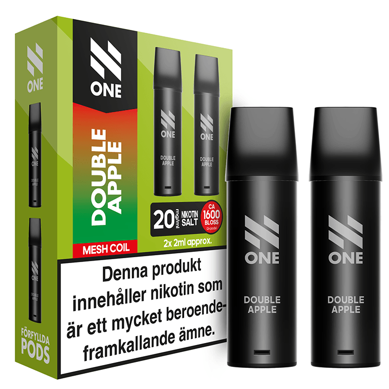 N one mesh pod double apple 20mg 1600 puff