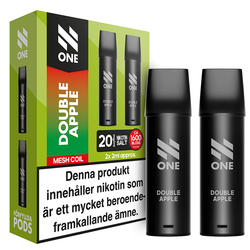 N one mesh pod double apple 20mg 1600 puff