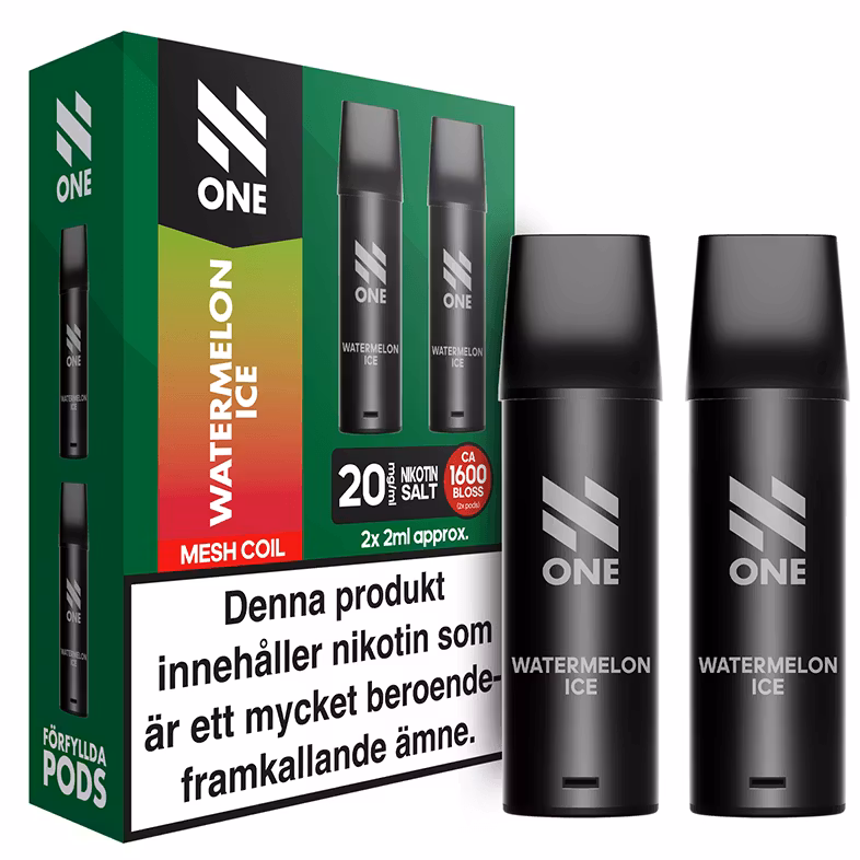 N one mesh pod watermelon ice 20mg 1600 puff