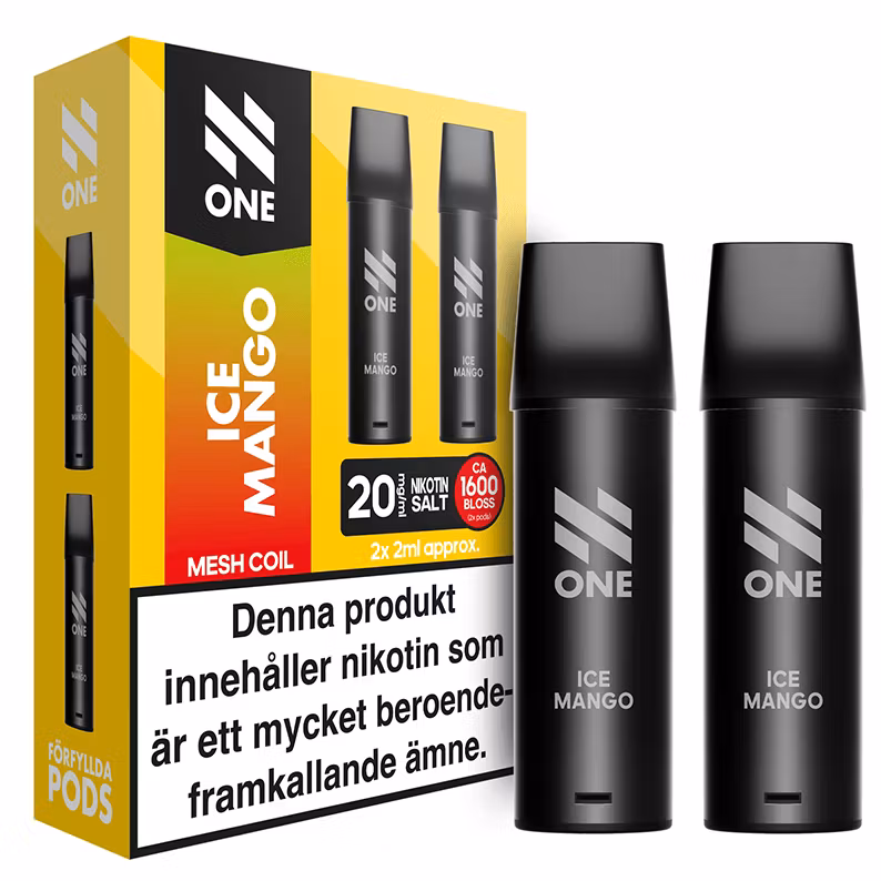 N one mesh pod ice mango 20mg 1600