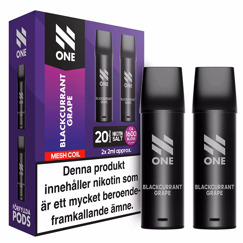 N one mesh pod blackcurrant grape 20mg