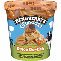 Ben & jerry sundae dulce delish 427ml