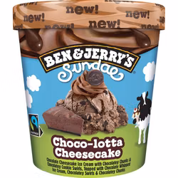 Ben & jerry sundae chocolotta cheescake