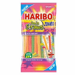 Haribo soda straws zourr 90g